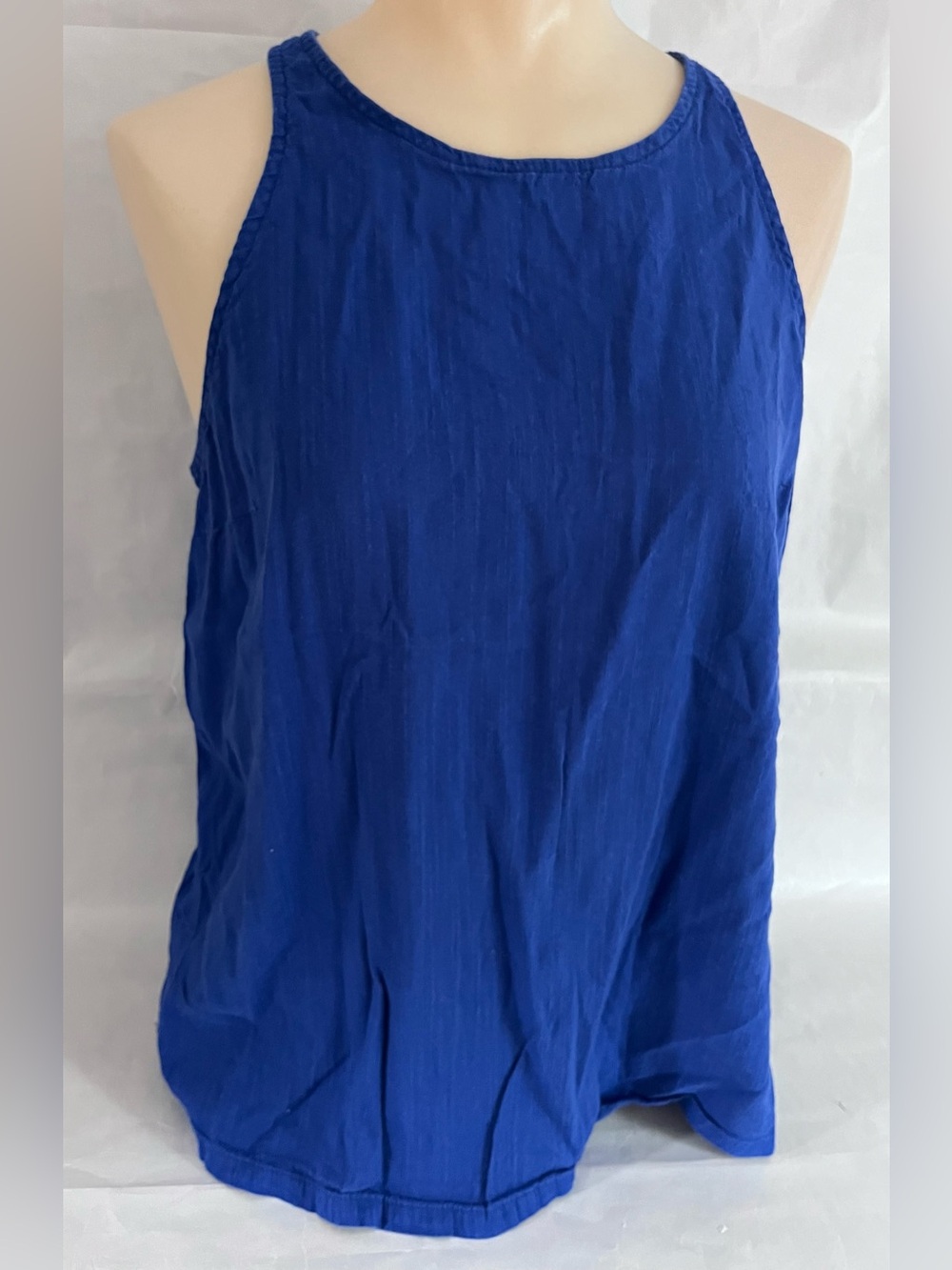 Old Navy Classic Sleeveless Tank Top in Royal Blue, open back size S Small